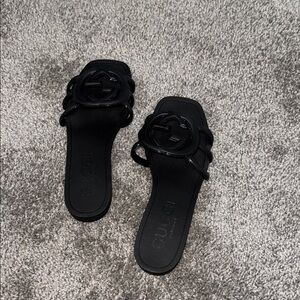 Black Women’s Sandals - Gently Used